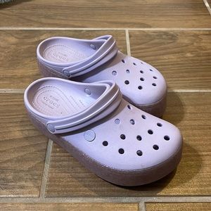 Platform crocs